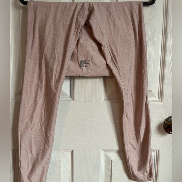 Light Pink New Balance Dry Leggings - Picture 3 of 3
